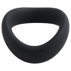 Pulselock Cocktura - kroucený silikonový kroužek na varlata (černý) - 45 mm
