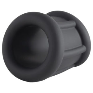 Pulselock Cocktura - vroubkovaný silikonový erekční kroužek (černý) - 30 mm