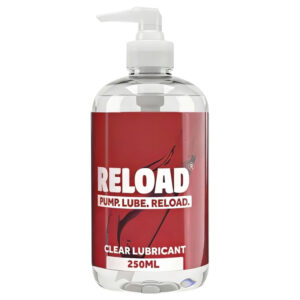 Reload - průhledný lubrikační gel na vodní bázi v lahvičce s pumpičkou (250 ml)