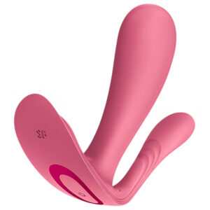 Satisfyer Top Secret+ - nositelný vibrátor na bod G a anální vibrátor (růžový)
